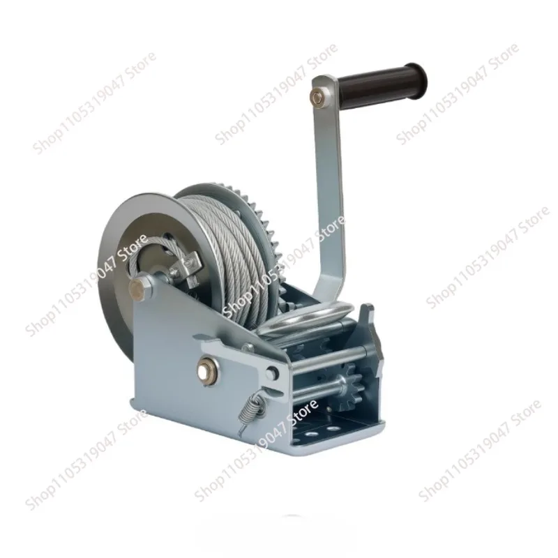 Suitable for 600-3000 Pounds Manual Wire Rope Traction Hoisting Winch
