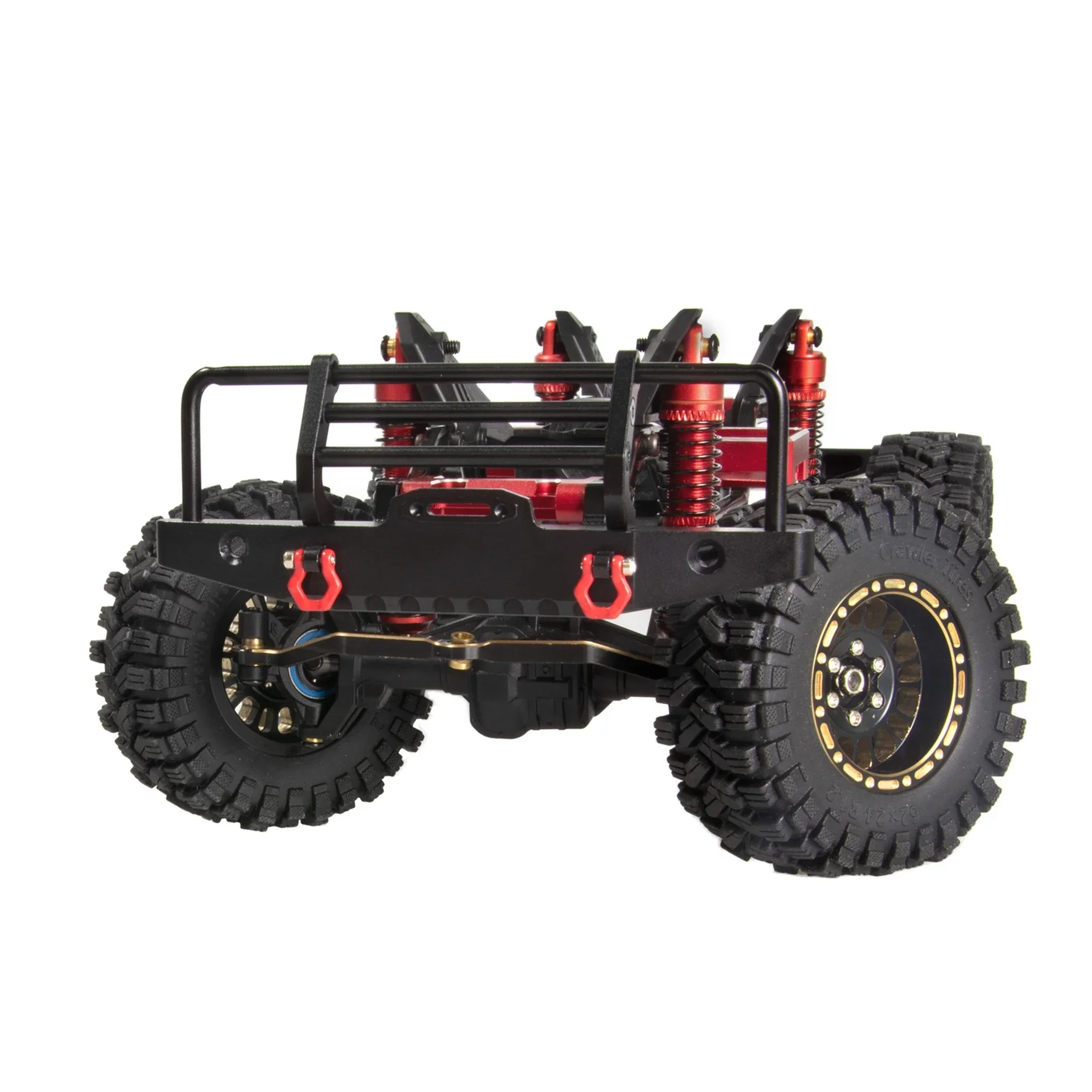 TRX4M Metal Front and Rear Bumper with Tow Hook for TRX4M Defender 1/18 RC Crawler Car Upgrade Parts Accessories