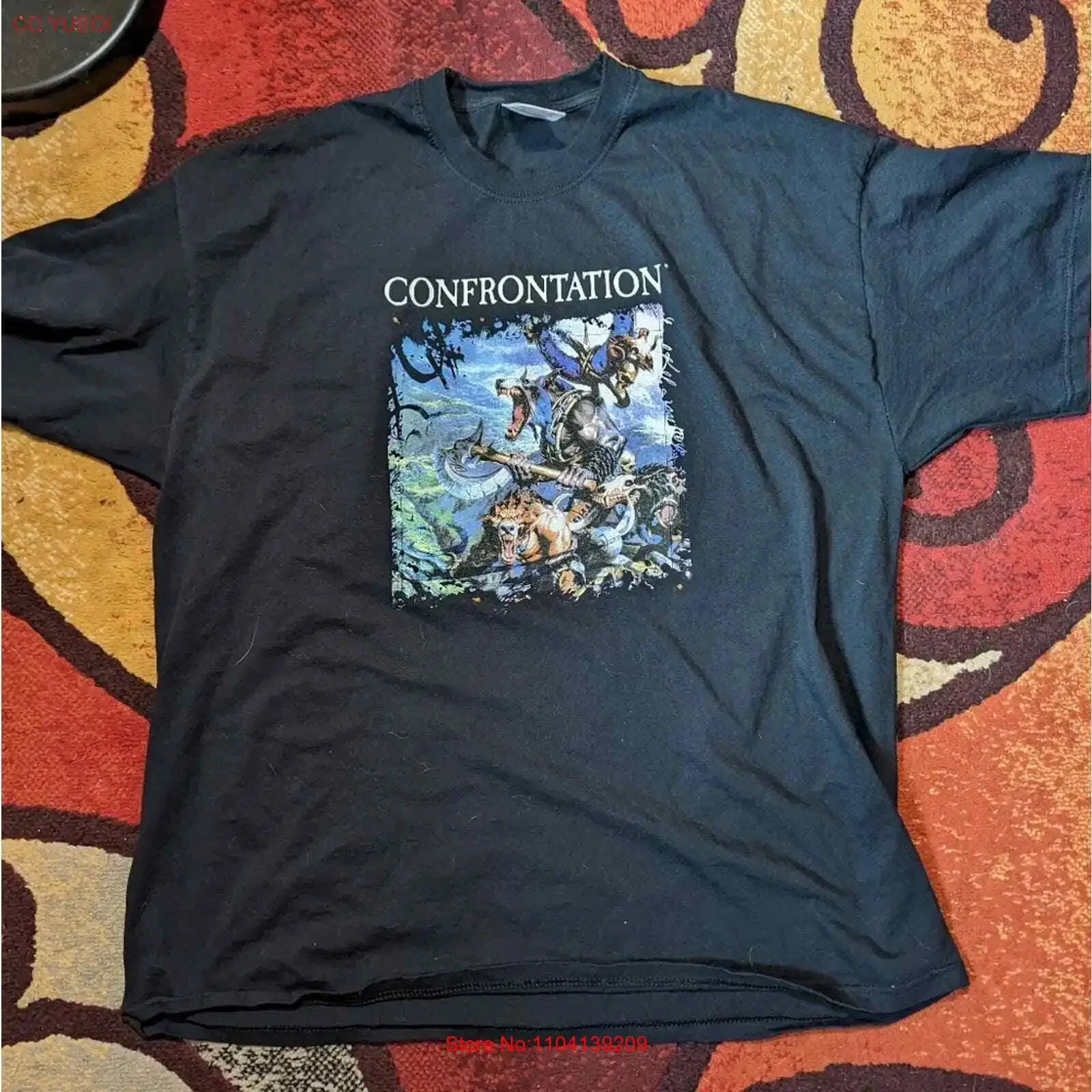 Rackham confrontation board gaming shirt vintage Washed Versatile Casual Soft Stylish Stretched Slightly fashion