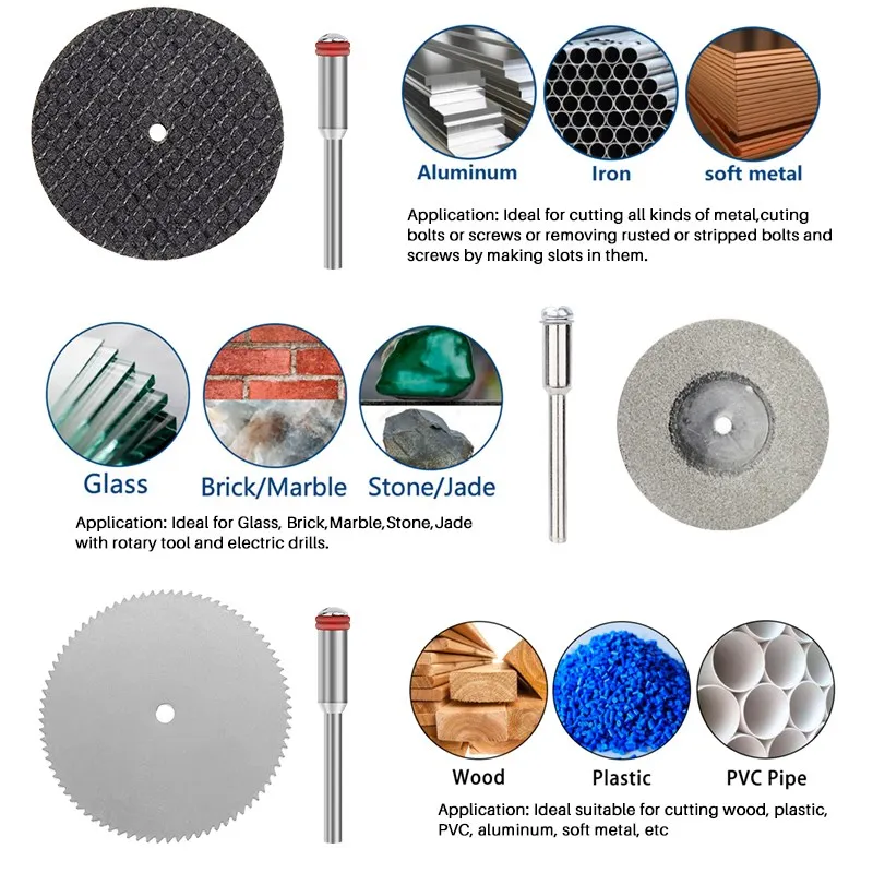 XCAN Abrasive Tools Wire Brush Wheel,Woolen Polish Pad,Sanding Disc Rotary Tool Accessories Set For Dremel Rotary Tools 