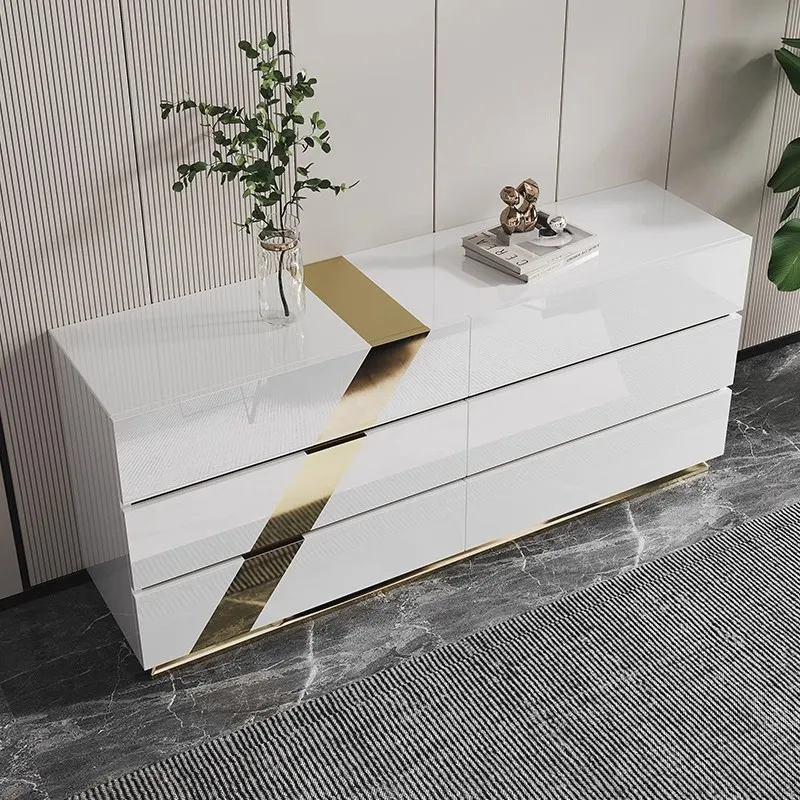 خزائن غرفة المعيشة الذهبية الكبيرة ديكور المنظمون الفاخرة غرفة نوم خزائن غرفة المعيشة أدراج التخزين أثاث Szafki Do Salonu #2