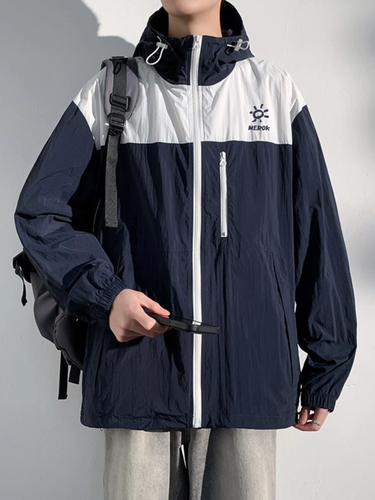 

Мужская летняя молодежная шляпа в стиле ретро, защита от солнца для альпинизма, крутая свободная посадка, длинная свеча на молнии