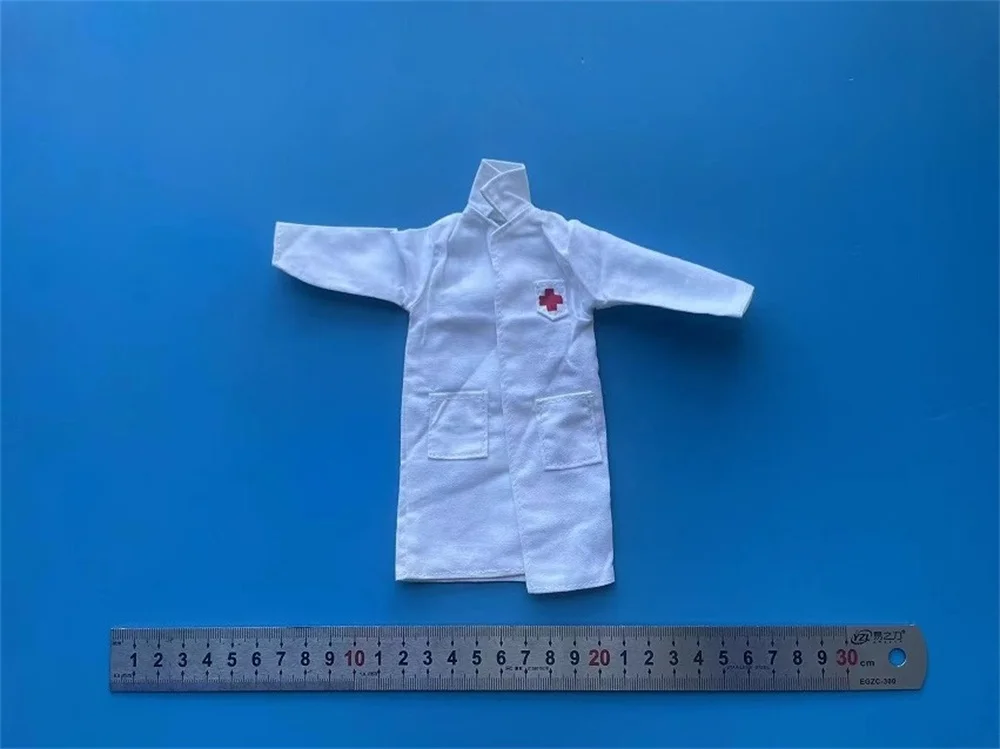 ZYTOYS For Sale 1/6 WWII Man Female Nurse Doctor White Coat Dress Tops Toys Model For 12" DAM COO Action Figure Collect DIY