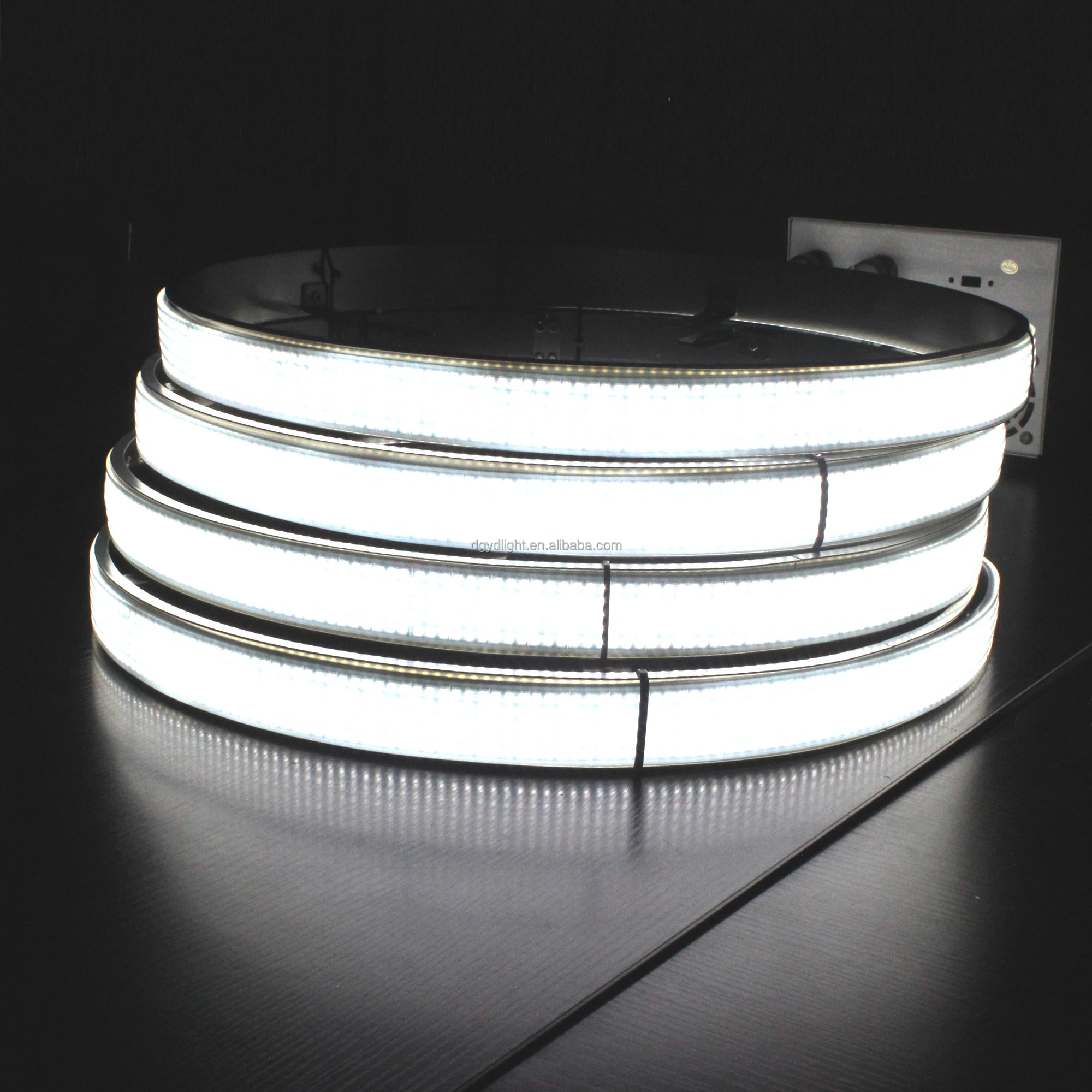 Super Density Pure White Wheel Light 5 Rows Silicone Injection for 15 