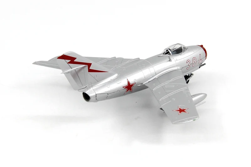 1/72 37130 Soviet Mig-15 fighter model red 384 # 1951 model  Finished product collection model