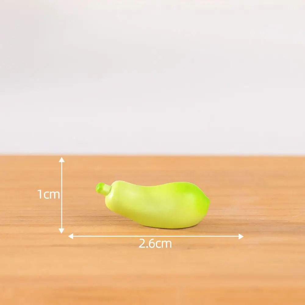 Cute Vegetable Figurines Miniatures Resin Crafts Handicrafts Simulation Vegetable Basket DIY Mini Vegetable Model Window Display