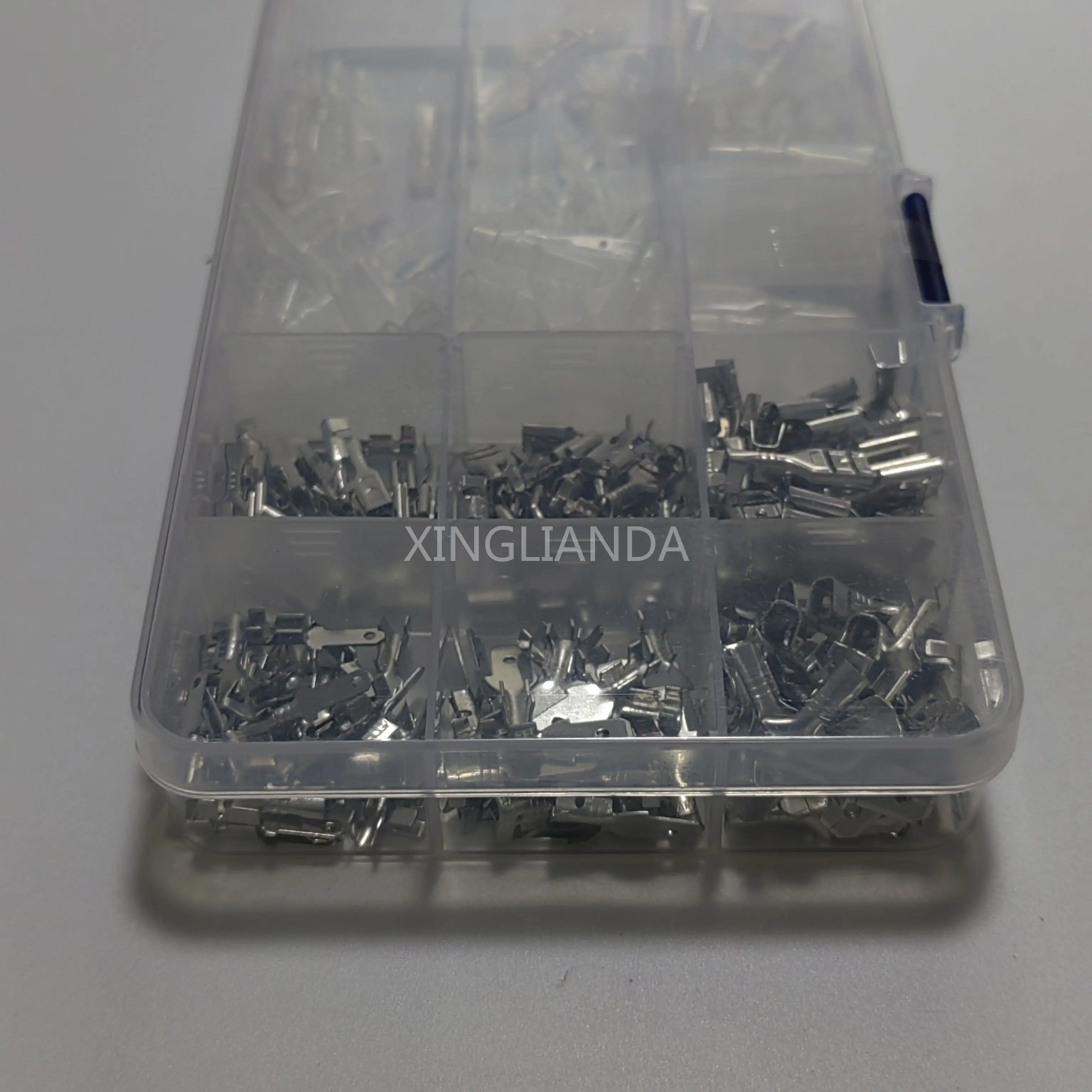 270PCS/Box Each 30 Sets 6.3/4.8/2.8mm plug spring+insert piece+sheath cold press terminal male and female plug connectors