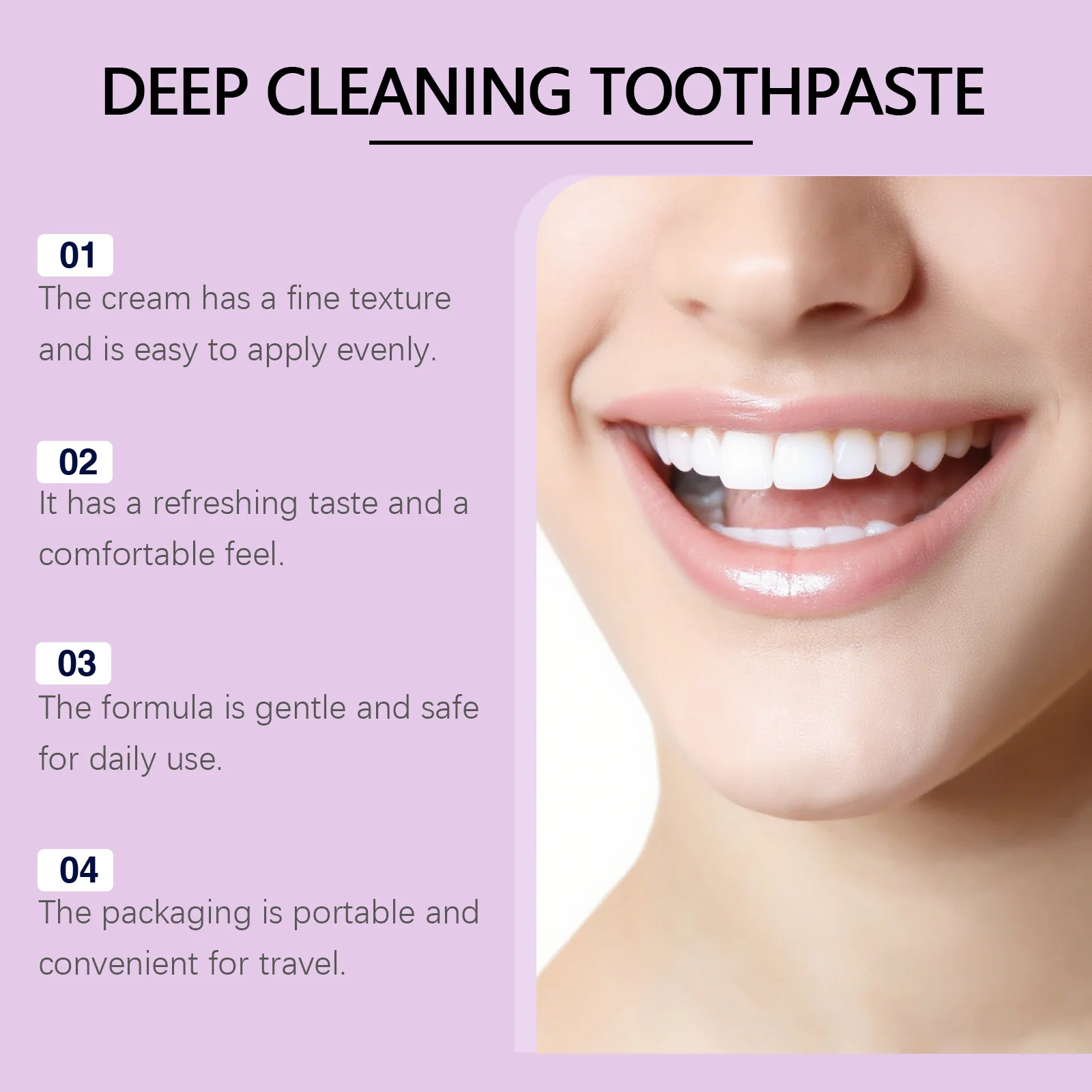 8D Snow Purple Whitening Toothpaste Hydroxyapatite Enamel Care Color Corrector Stain Remover Peroxide Free Fresh Mint Toothpaste