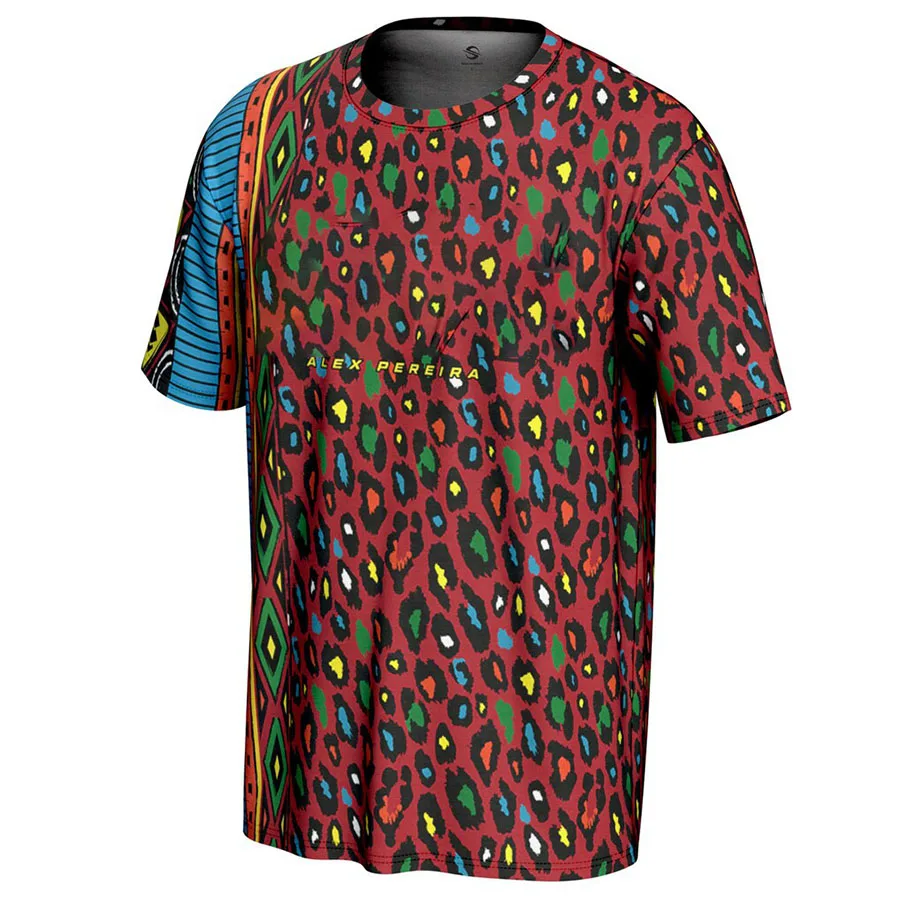 

Men's Red Alex Pereira Unrivaled T-Shirt Is Simple Stylish High-End Loose And Breathable Suitable For Outdoor Activities