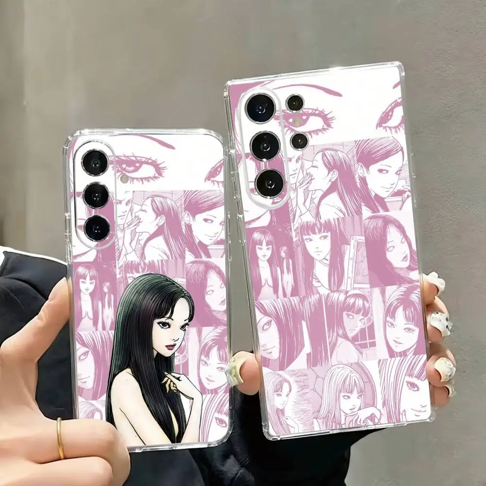 J-Junji Itos T-Tomies Phone Case For Samsung S25,S24,S21,S22,S23,S30,Ultra,S20,Plus,Fe Transparent Cover