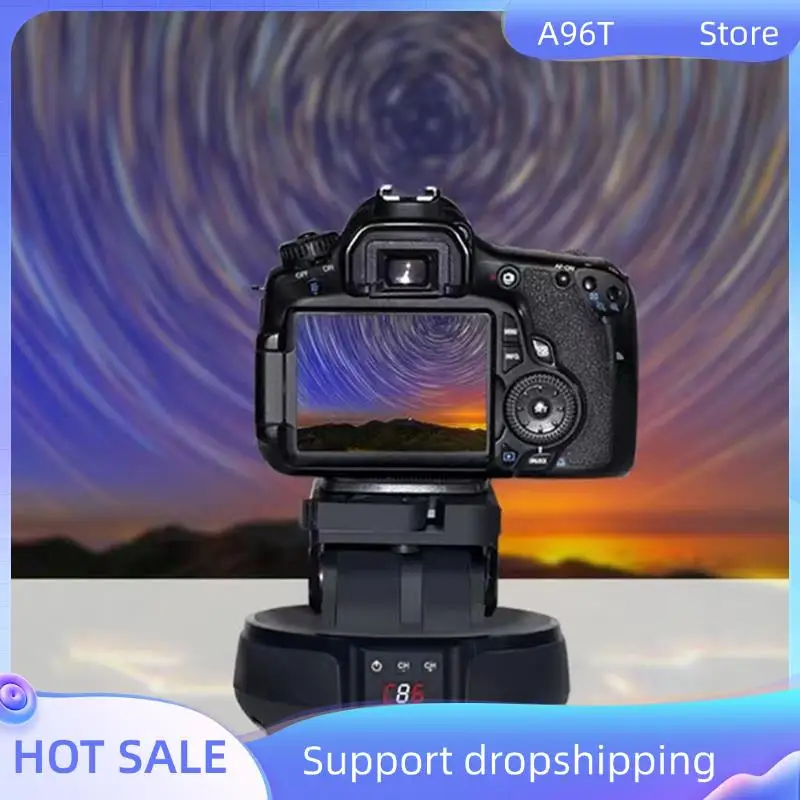 

A96T YT-1200 Auto Motorized Rotating Panoramic Remote Control Pan Tilt Video Tripod Stabilizer For Smartphone Cameras