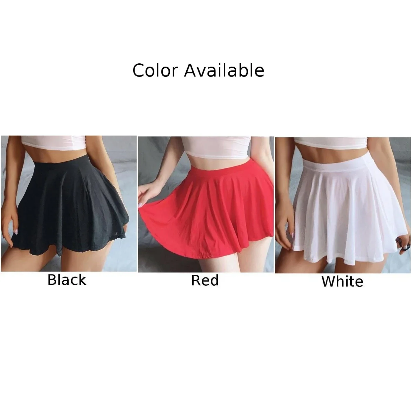 Women Costume Pleated Skirt A-Line Sexy Lingerie Sheer See Through Skirts Perspective Breathable Short Skirt Erotic Wear