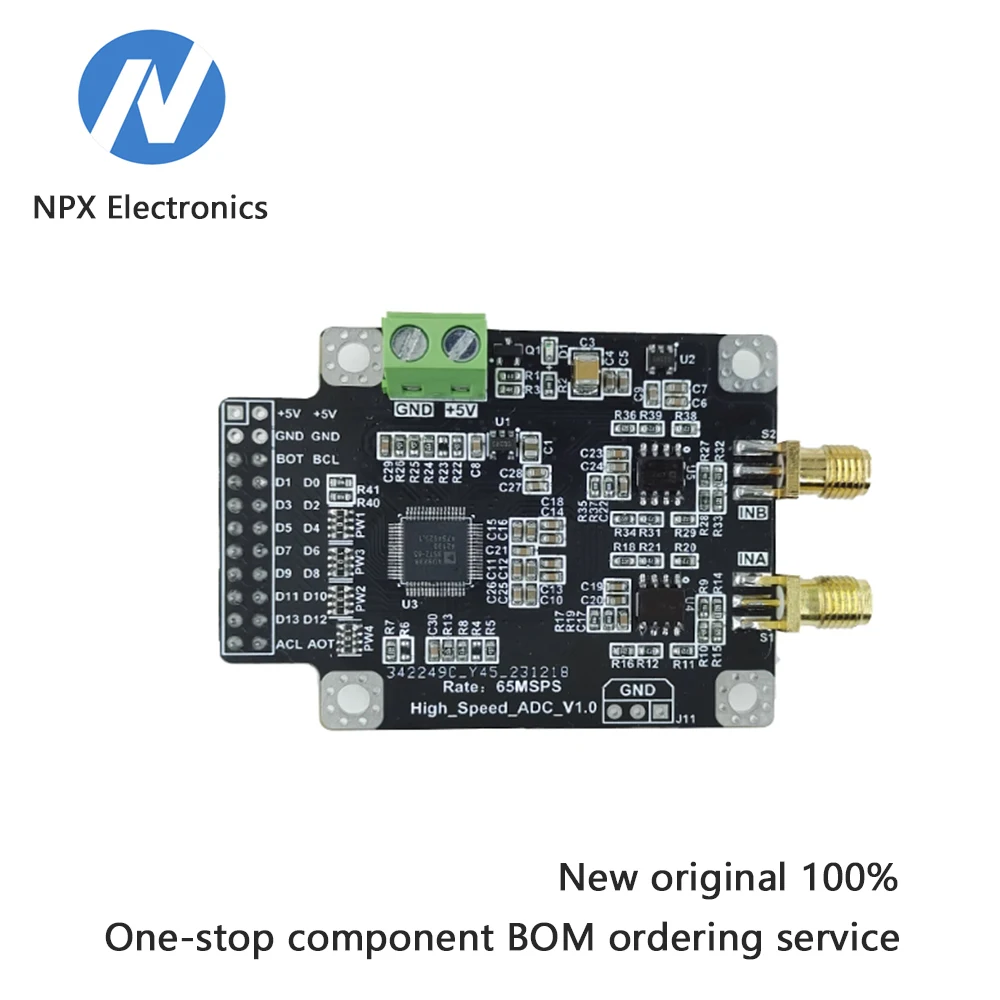 

AD9248 module - Dual-channel 14-bit 65M high-speed ADC data acquisition analog-to-digital conversion module - Parallel interface