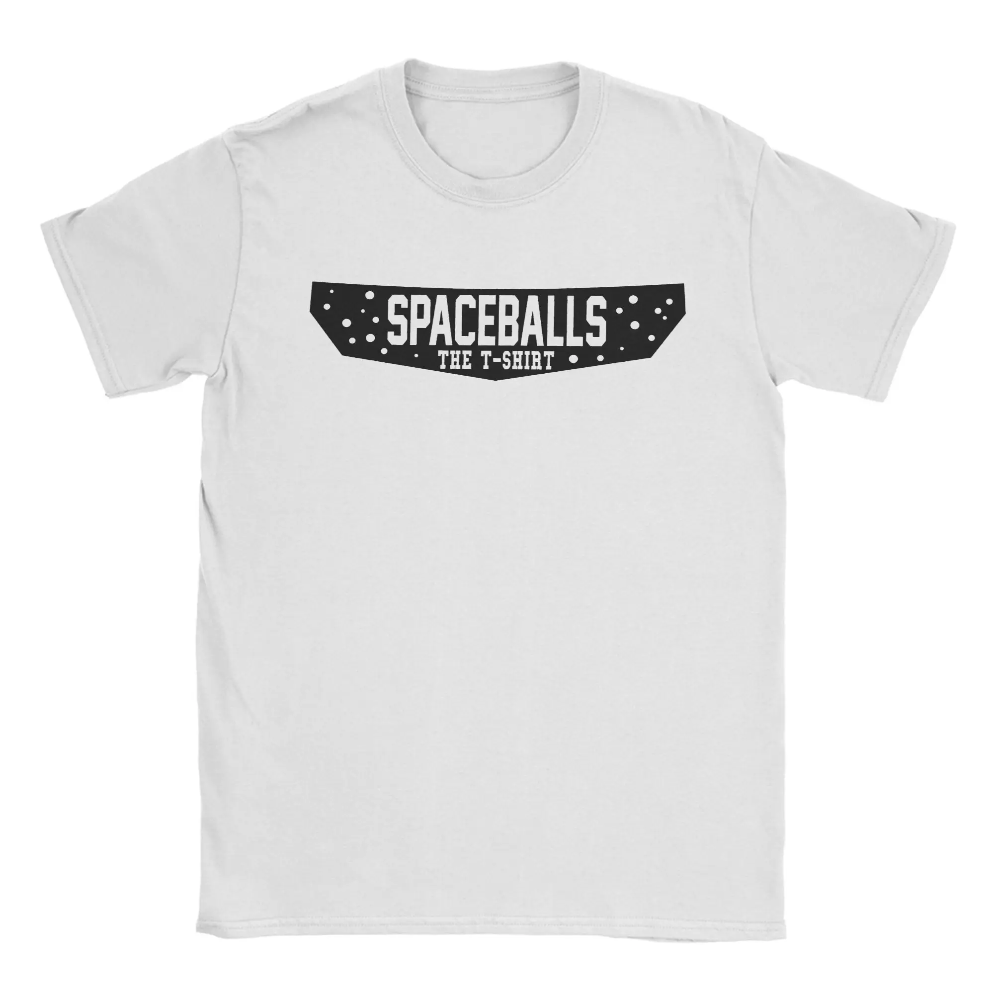 

Spaceballs 80s Movie T-Shirt for Men Women Vintage Pure Cotton Tee Shirt O Neck Short Sleeve T Shirt Printed Clothing