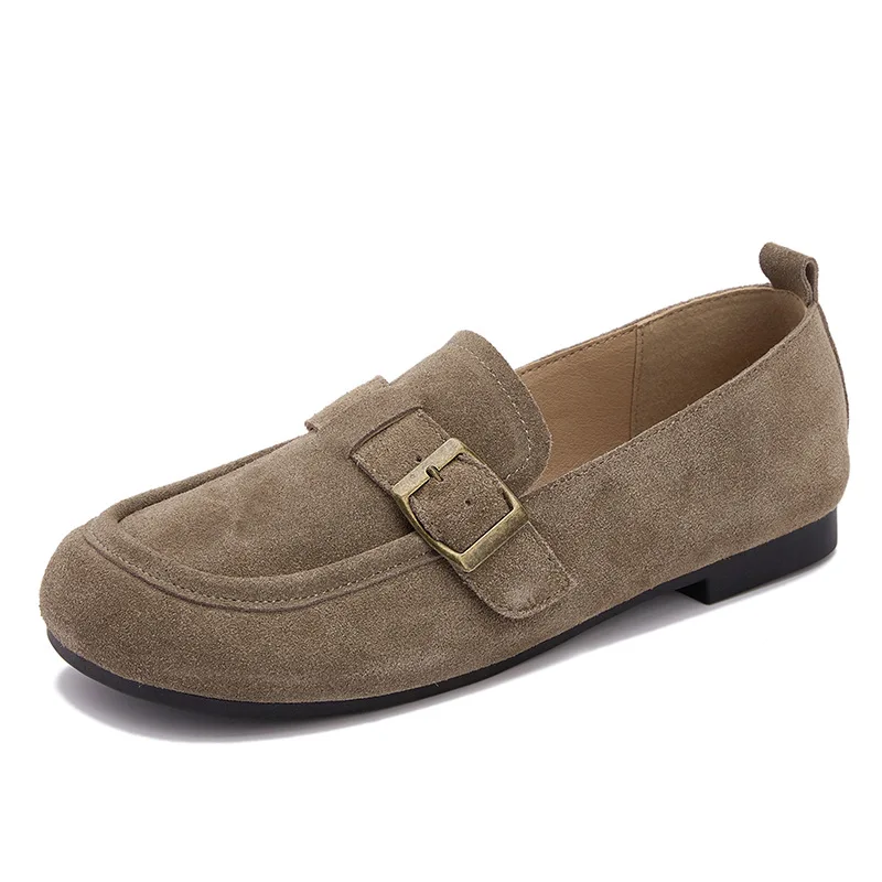 Lente Herfst Mode Platte Slip-On Dames Boken Schoenen Ontwerper Nieuwe Outdoor Vrouw Loafers Casual Dames Lage Hakken Schoenen