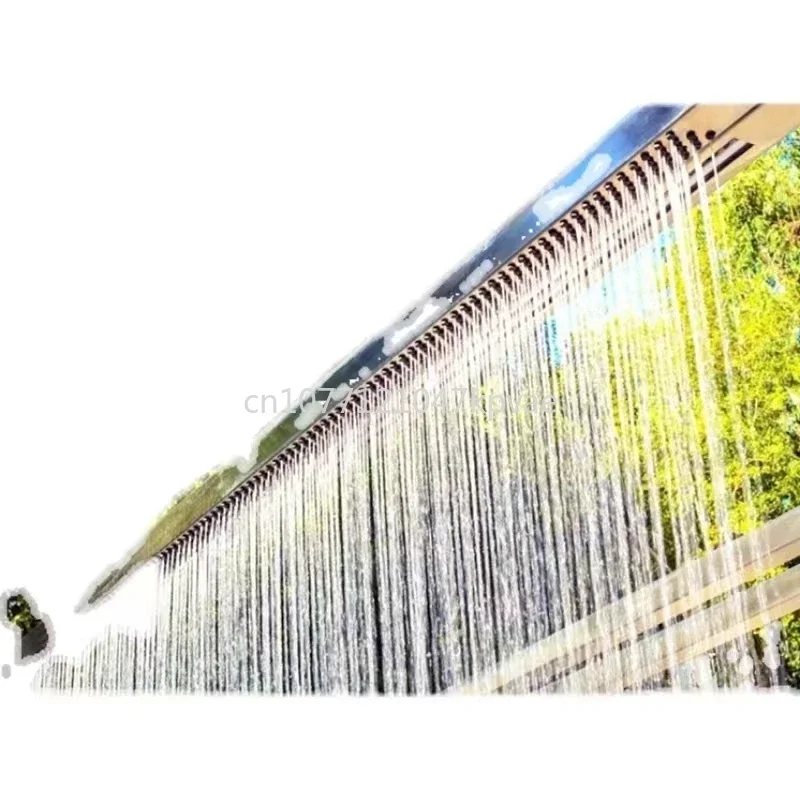 Curtain Flow Water Trough Waterfall Dc Rain Curtain Fountain Equipment Water Curtain Landscape Garden Water Feature Wall