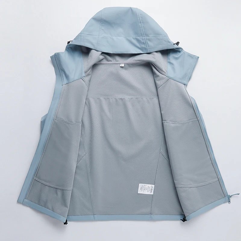 

Весенний флаг, спорт на открытом воздухе, бег, ветрозащитная дышащая женская куртка штурмовика, модная трендовая универсальная куртка для пар