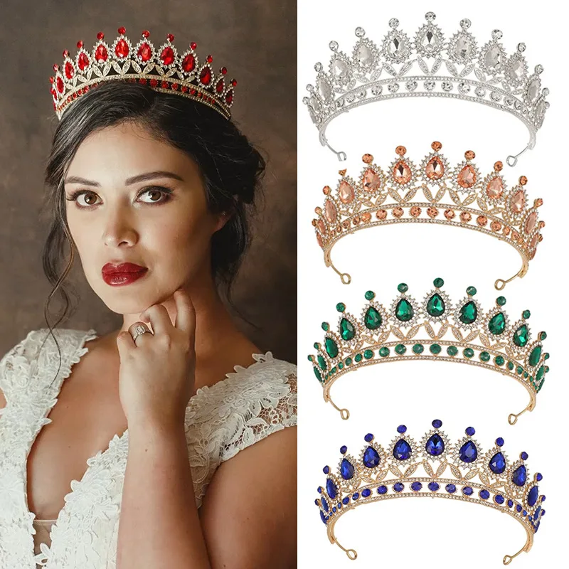 Fashion Wedding Tiaras and Crowns Hair Accessories Girls Women Hairbands Hair Ornaments Luxury Bride Diadem Jewelry Gifts New