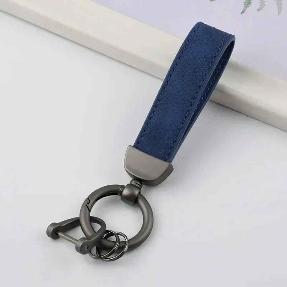 Personalized PU Leather Key Strap with Custom Text