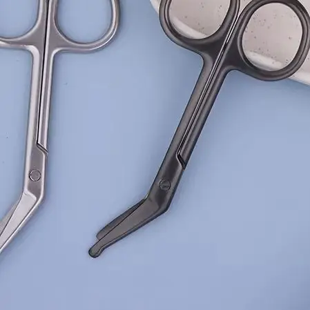 11 سنتيمتر الفولاذ المقاوم للصدأ الشاش ضمادة مقص لخلع الملابس الجراحية المنزلية الجص قطع ممرضة مقص المهنية