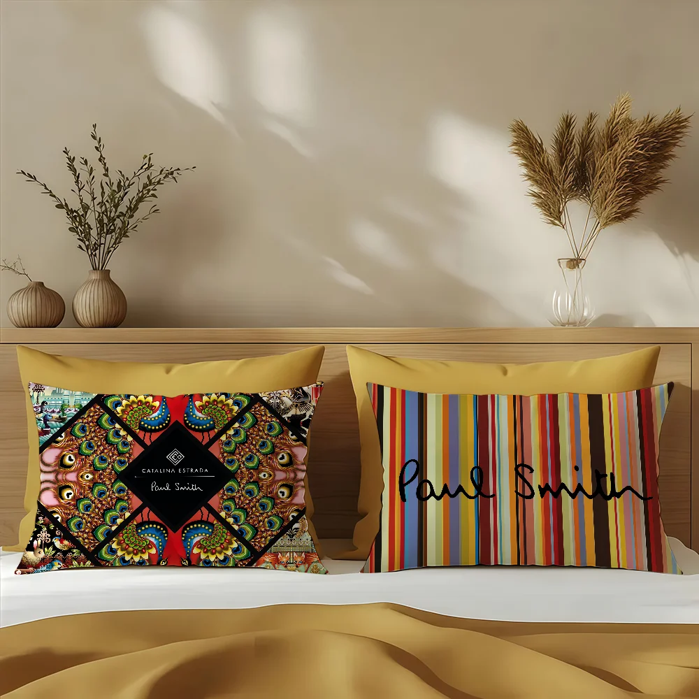 Fashion P-pauls S-smiths-s Q D cushion cover Sofa living Room Office Rectangle Pillow Home Coffee Shop Bedding Hit product