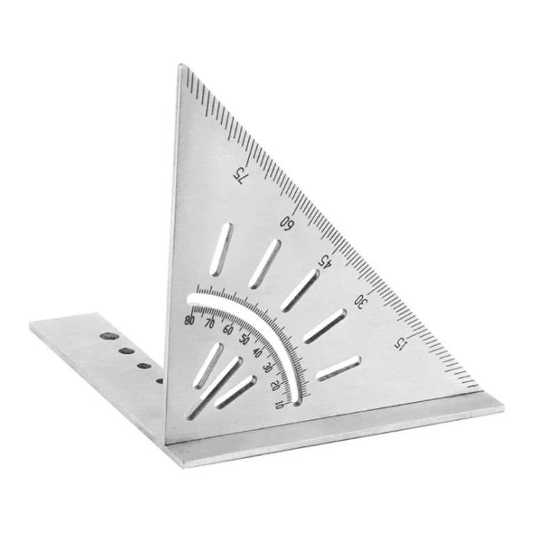 Stainless Woodworking for Triangle Ruler for Right Marking and Parallel