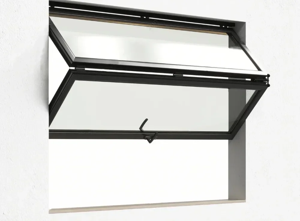 Sixinalu-ventana de aluminio plegable para balcón, ventanas horizontales de vidrio templado de doble acristalamiento, precio por metro cuadrado