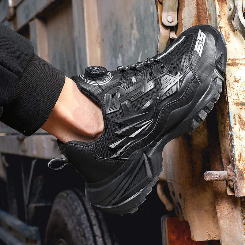 الرجال الأحذية العسكرية التكتيكية أحذية جيش الرجال الجانب سستة الأحذية العسكرية الرجال المضادة للانزلاق حذاء من الجلد أحذية أمان العمل حذاء للسير مسافات طويلة #5
