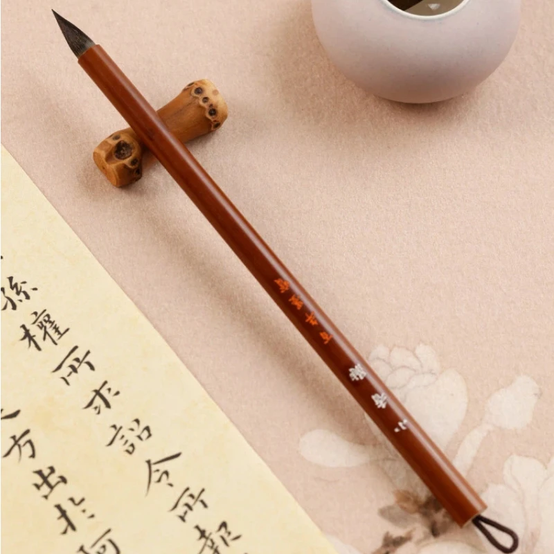 Mixed Hair Chinese Calligraphy Brush Regular Script Practice Writing Brush Traditional Chinese Painting Handwriting Study Supply