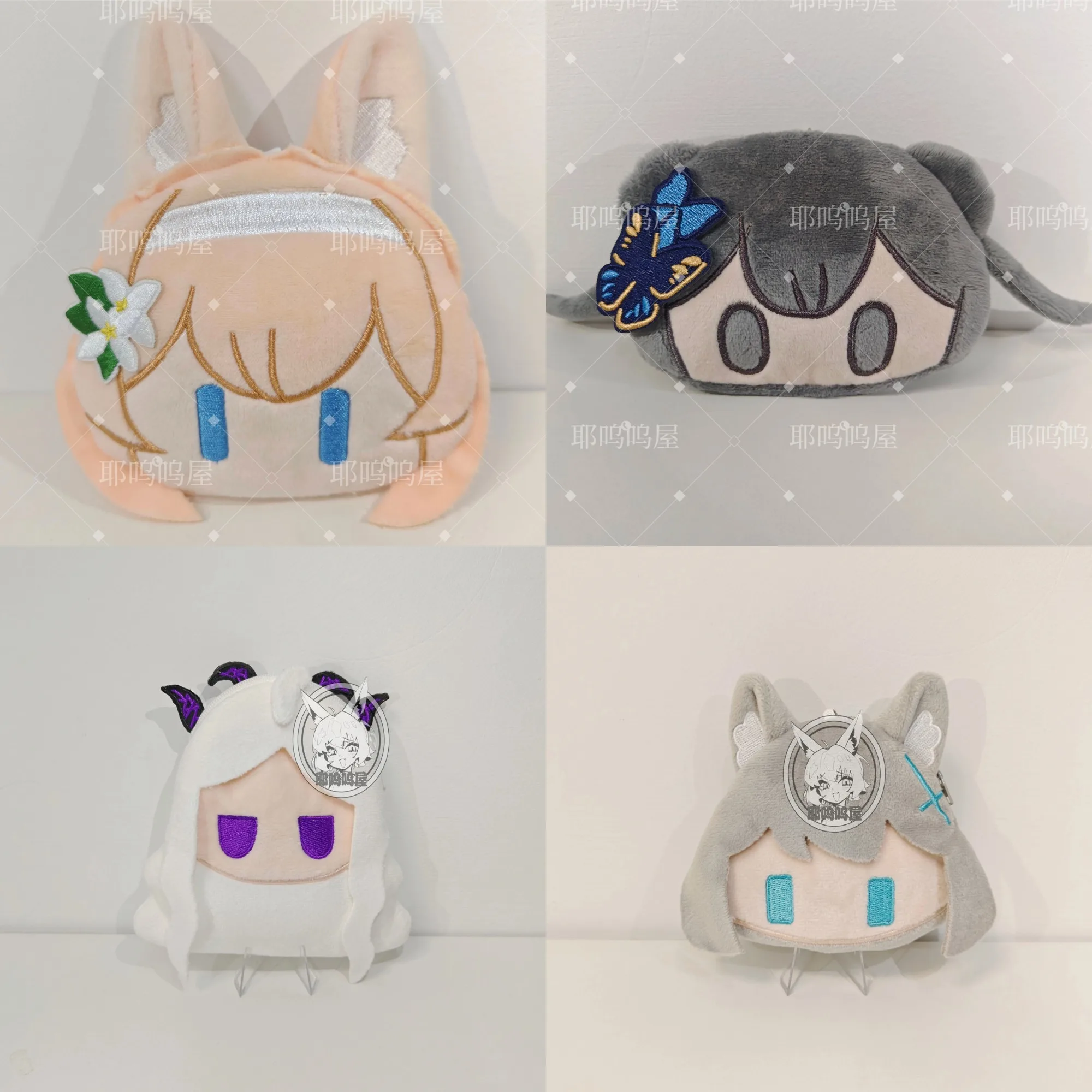

Blue Archive Sorasaki Hina Kisaki Ryuuge Iochi Mari Sunaokami Shiroko Plush Coin Purse Kawaii Cartoon Anime Q-version Pendant