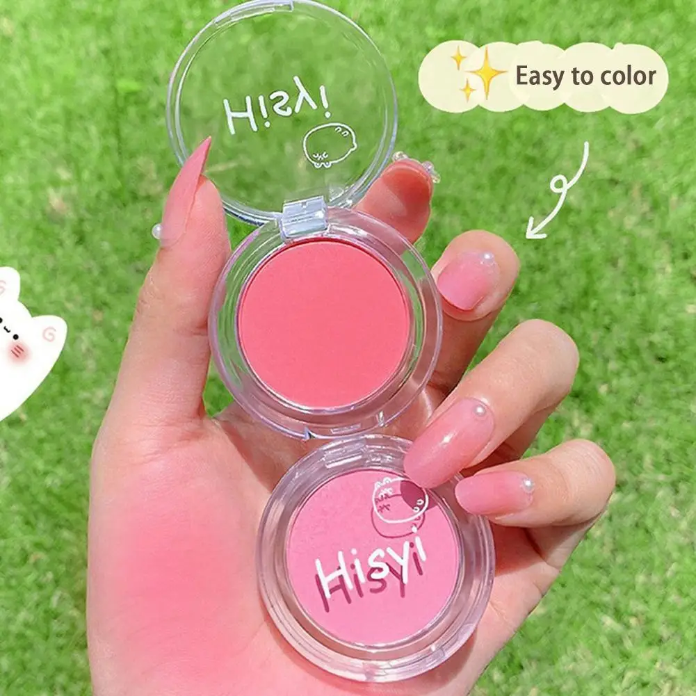 Girl Matte Blush Peach Cream Makeup Orange Pink Blush Red Blush Cheek Cosmetics Blush Tint Blusher Cheek Palette Contour Ro W9J3