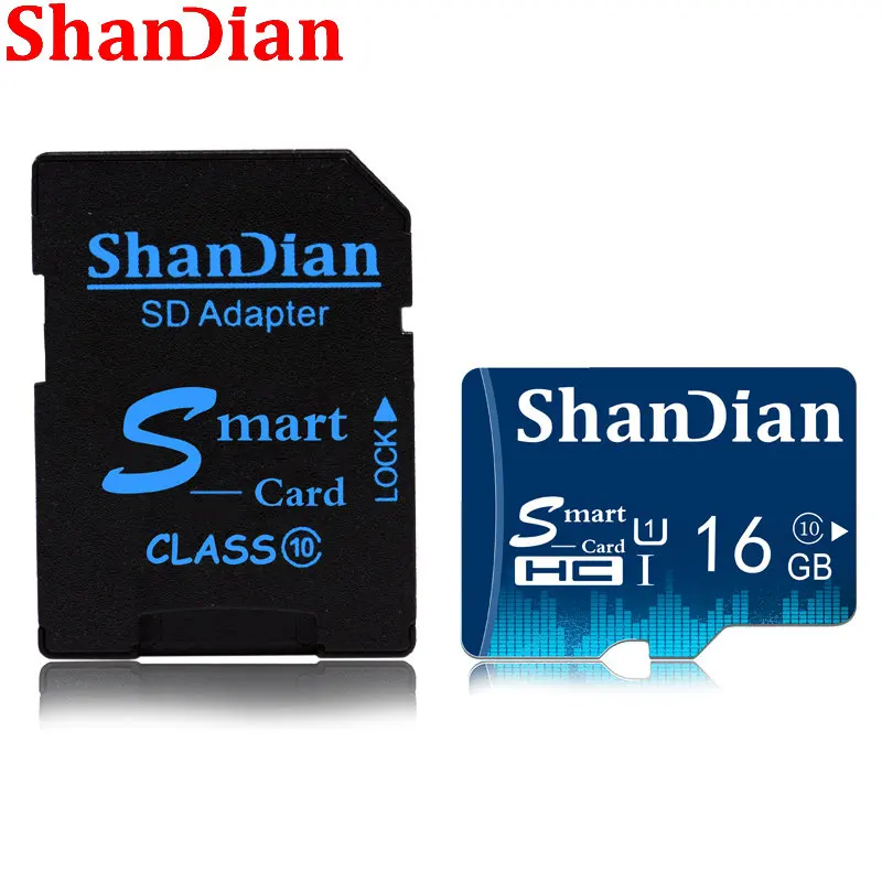 ShanDian new Smart sd card 32GB 64GB 128GB class10 Smartsd TF card 16GB 8GB TF Memory card External disk For Smart Phone Camera