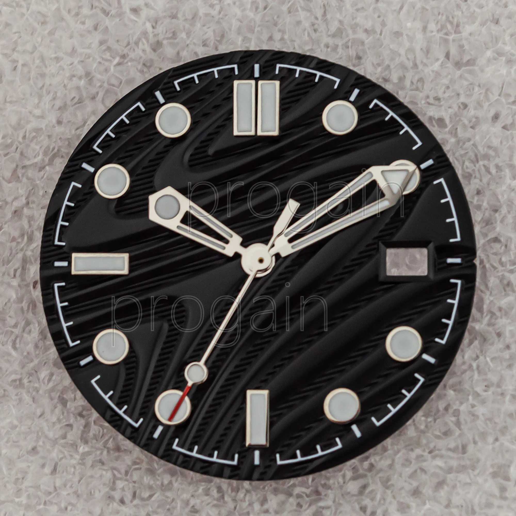 31mm hodinky ciferník lastura ciferník NH35 ciferník zelená světelný ciferník pro seamaster 300 ciferník odpovídat NH35 NH36 mechanická pohyb částí