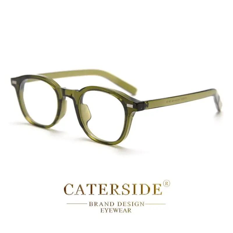 Caterside Vintage Quadratische Plain Glas Brille Männer Frauen TR90 Rahmen Hohe Qualität Brillen Transparente Linsen Business Anzug – Detail 14