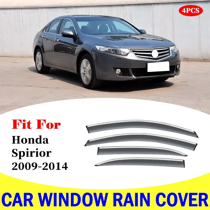 

For Honda Spirior 2009-2014 window visor car rain shield deflectors awning trim cover exterior car-styling accessories parts