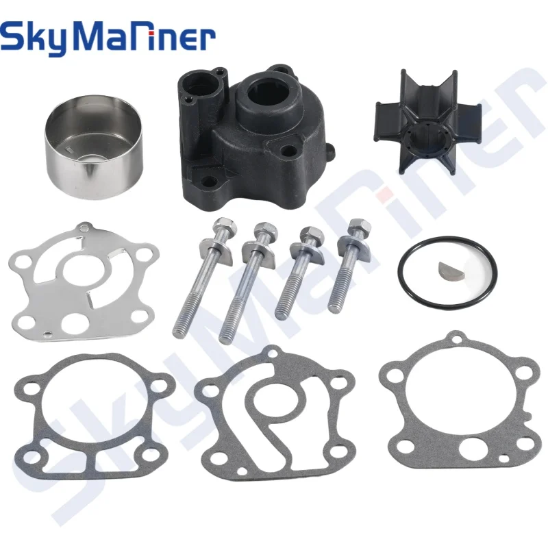 Water Pump Impeller 692-W0078-01-00 692-W0078-A0 Kit with housing for Yamaha 2T 70 75 80 85 90 HP Outboard Motor 692-W0078-00