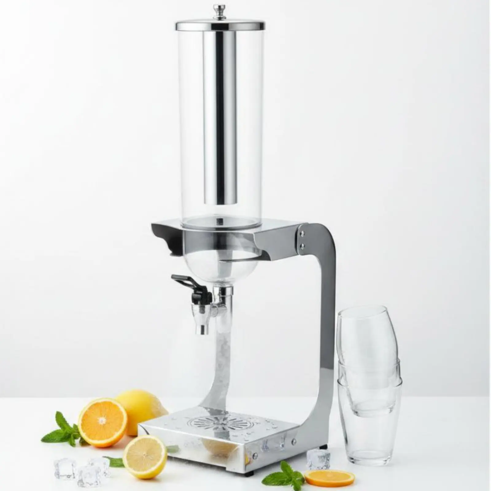 

Cold Drink Dispenser with Ice Insert Professional Grade Buffet Beverage Dispenser Catering Apparatus for Hotel