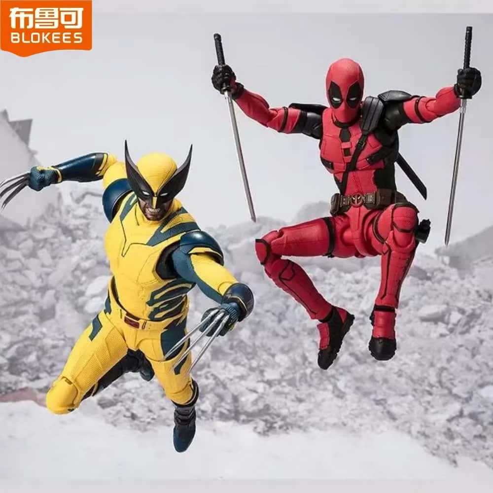 

In Stock BLOKEES Deadpool & Wolverine CLASSIC CLASS Assembled Movable Model Toys Wade Winston Wilson Logan