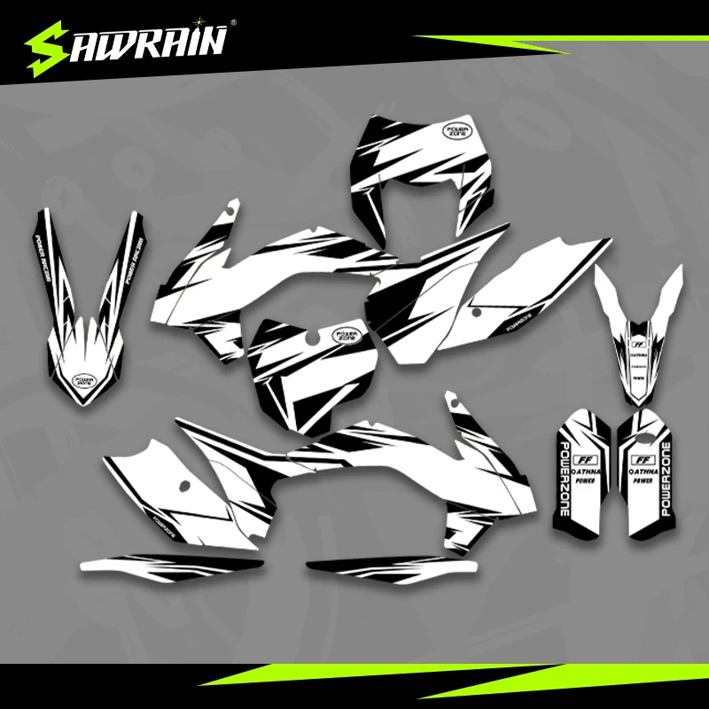 

Sawrain Motorcycle Graphics Backgrounds Decal Stickers Kits for KTM EXC XCW SXF 13-15SXF 14-16EXC 007