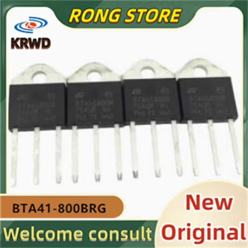 

5PCS BTA41-800B New and Original Chip IC BTA41-800BRG BTA41-800 BTA41 TO-247