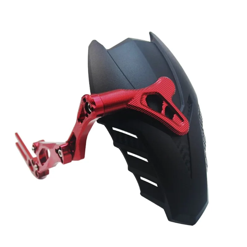 Motorcycle Rear Mudguard Universal Adjustable Premium Carbon Fiber Pattern for E-Bike NIU Yamaha Mt Honda Msx Mud Guard Mudguard
