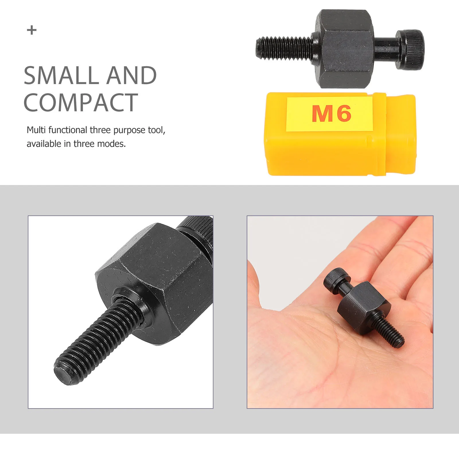 1Set Rivet Nut Tool Mandrel Durable High Carbon Steel Compact Riveter Tip Kit Replacement Rivet Nuts Hand Riveter Tool