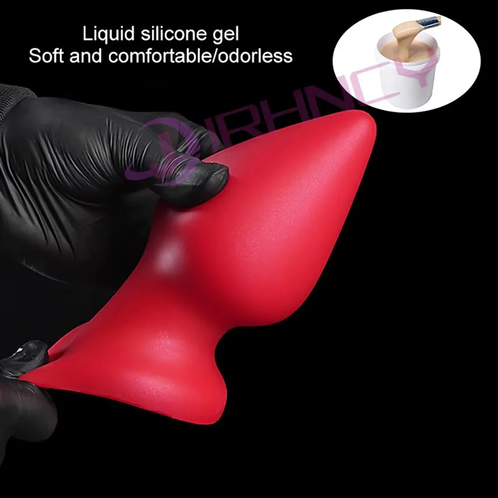 S-XXXL Huge Anal Plug Soft Silicone Anal Dildo Suction Cup Big Butt Plug, Anal Dilator 18+ Adult Anal Sex Toy for Women Men Anus view 6