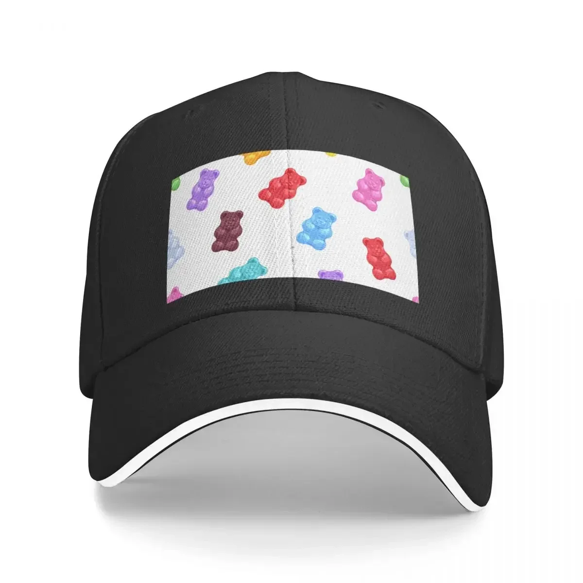 Rainbow Gummy Bears Candy Baseball Cap beach hat Ball Cap Sun Hats For Women Men's