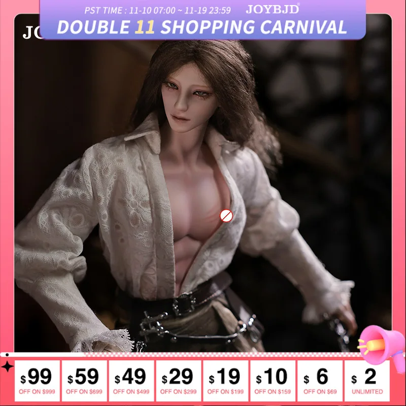 

Фэнтезийная кукла Ангел Арло Bjd 1/4 Bailang Body Western Magic Style Prince of Troubled Times Swordman