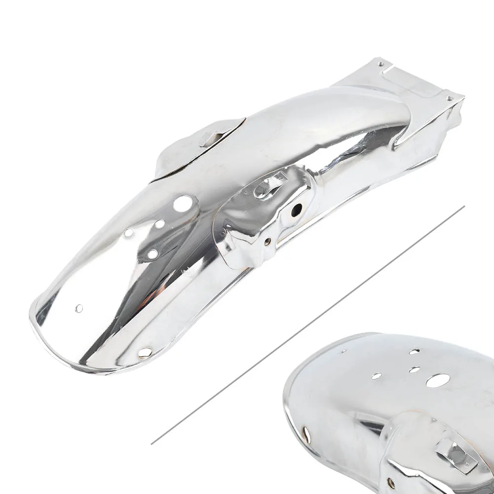 

Хромированная защита заднего крыла мотоцикла в стиле ретро, металлическое брызговик для Honda CG125