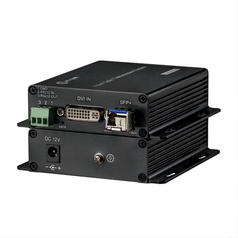 

Fiber optic converter DVI RS232 audio fiber optic DVI transceiver extender