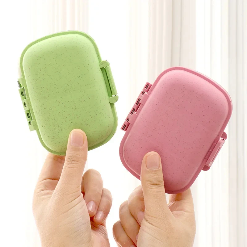 

1-4Pcs Portable Medicine Box Three Meals A Day Sealed Moisture-Proof Seven Days A Week Carry-On Drugs Drug Sub-Packaging Storage