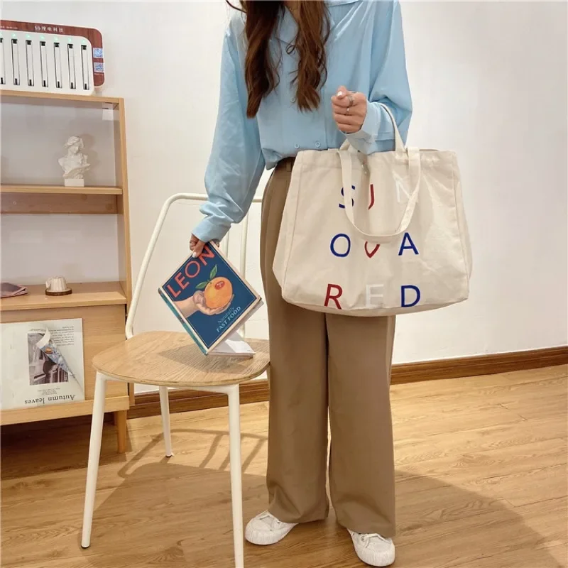 Casual canvas tas Leuke Japanse meisjestas Harajuku chique student schoudertas met grote capaciteit