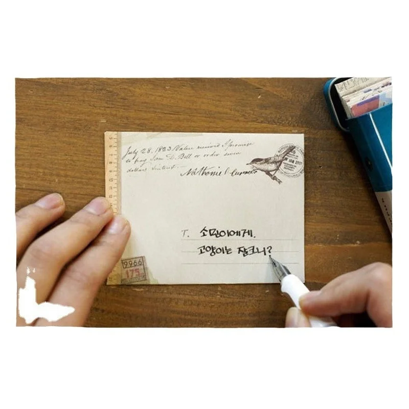 12pcs/pack European Retro Simple Literary Confession Love Letter Style Small Envelopes OPP Bag Envelopes for Letters